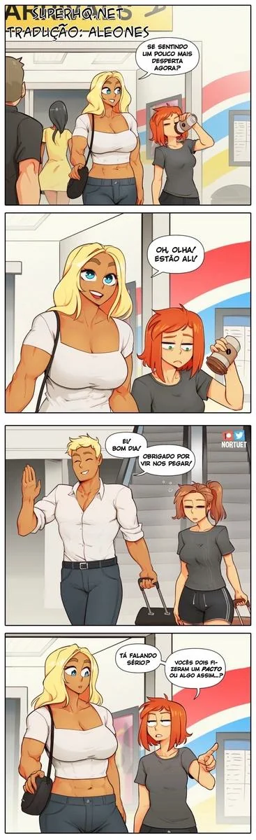 Piranhas Safadas: Beverly e Tara em Ação na HQ de Lesbicas Brasileiras Escandalosas" em HQ Brasileiro