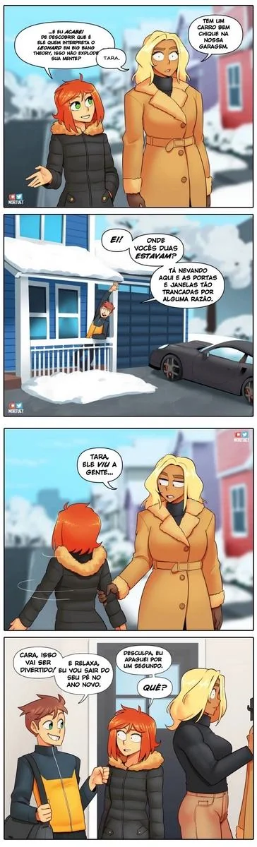 Piranhas Safadas: Beverly e Tara em Ação na HQ de Lesbicas Brasileiras Escandalosas" em HQ Brasileiro