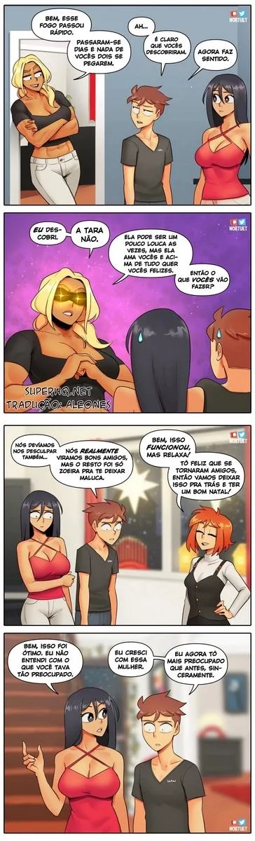 Piranhas Safadas: Beverly e Tara em Ação na HQ de Lesbicas Brasileiras Escandalosas" em HQ Brasileiro