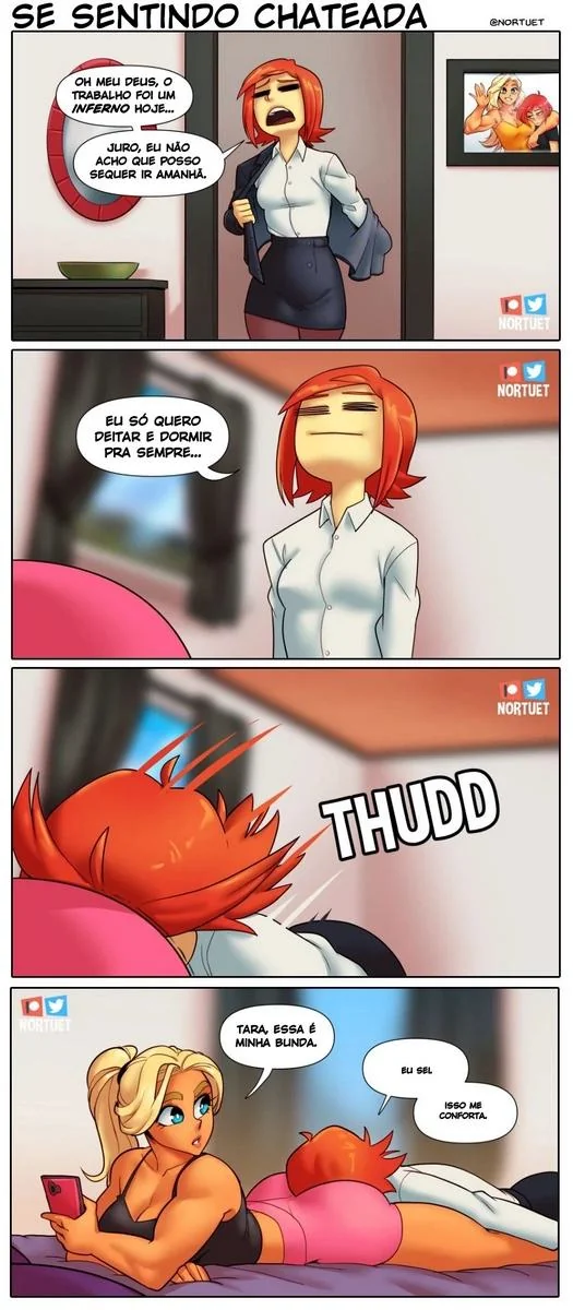 Piranhas Safadas: Beverly e Tara em Ação na HQ de Lesbicas Brasileiras Escandalosas" em HQ Brasileiro