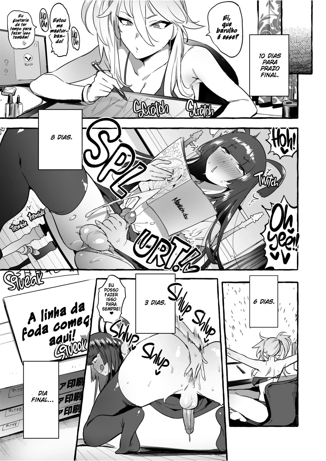 Piranhas Safadas: Inspirando-se com Putaria de Futanaris em Hentai HQ Brasileiro