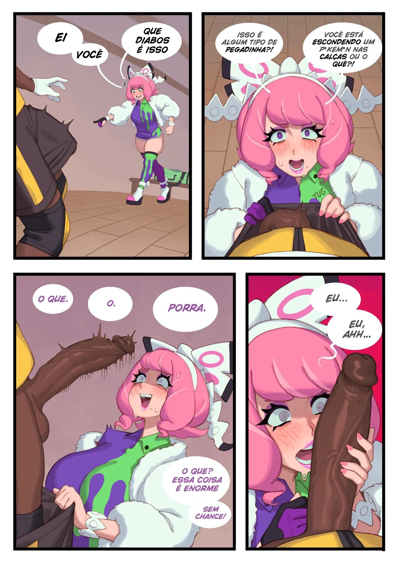 Pokémon Hentai: Klara e a Piroca Gigante - Em HQ Brasileiro