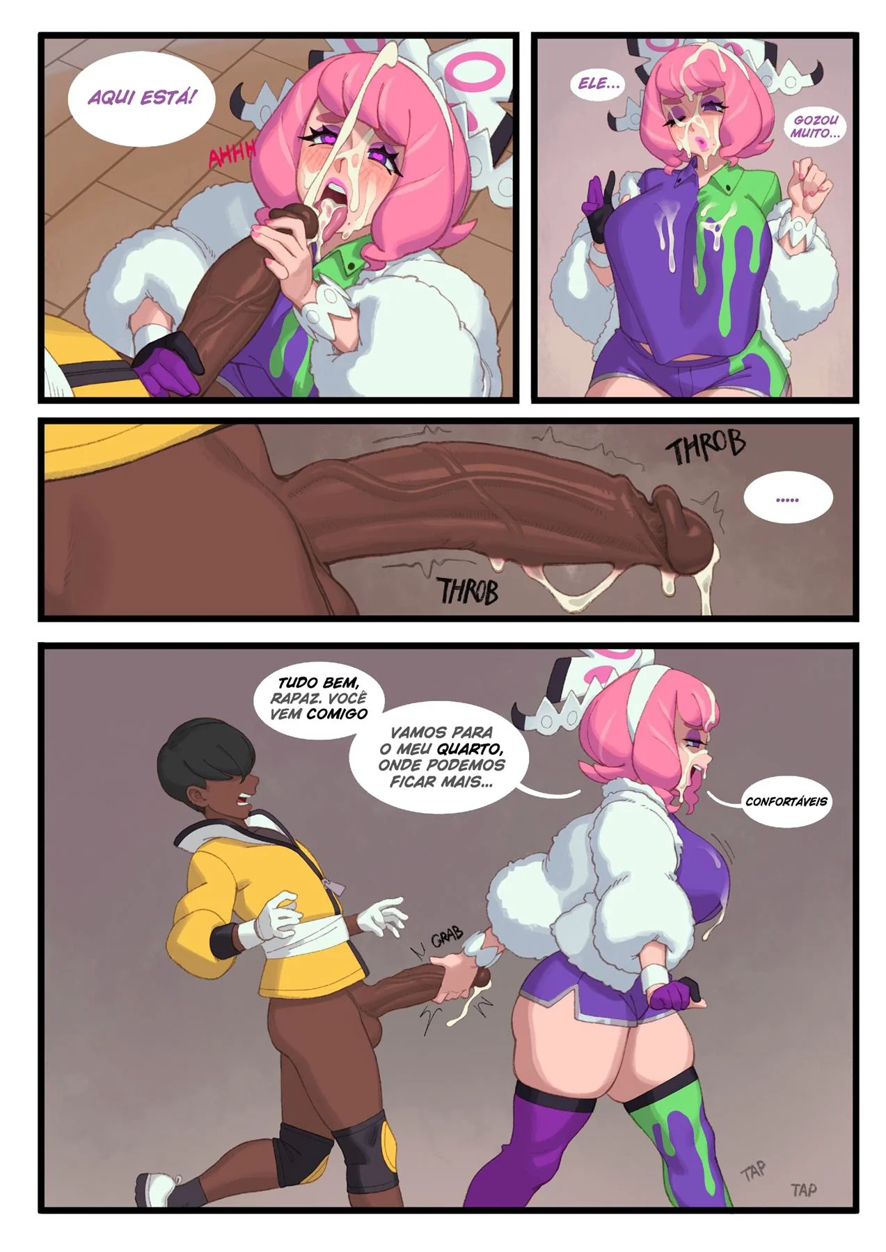 Pokémon Hentai: Klara e a Piroca Gigante - Em HQ Brasileiro