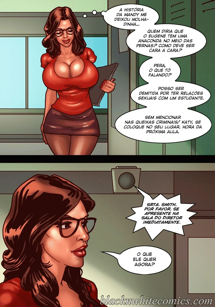 Professor sortudo fodendo várias piranhas na escola em HQ Hentai Brasileiro