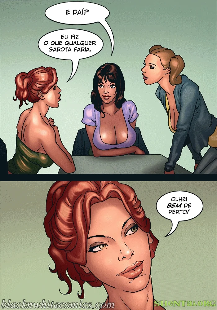 Professor sortudo fodendo várias piranhas na escola em HQ Hentai Brasileiro