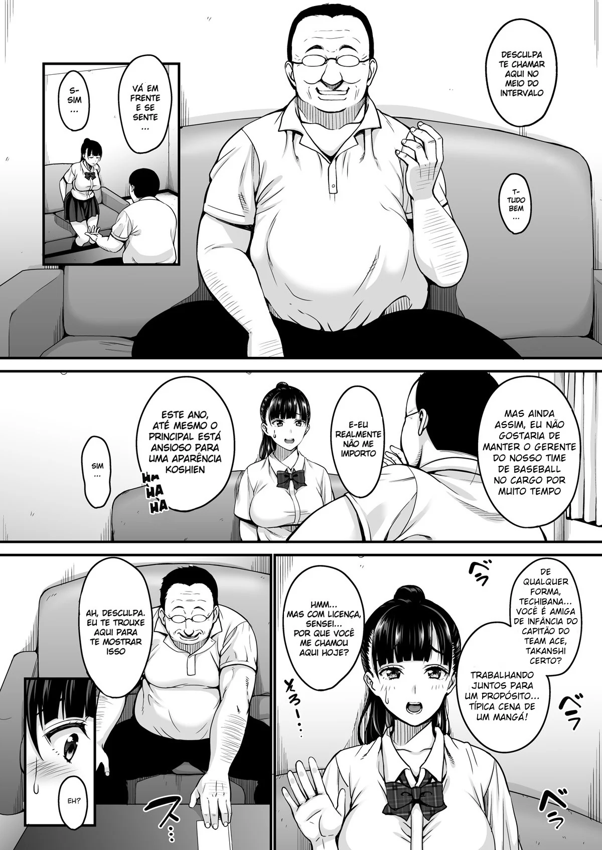 Professor Tarado Abusa da Aluna Piranha na Escola - Hentai HQ Brasileiro