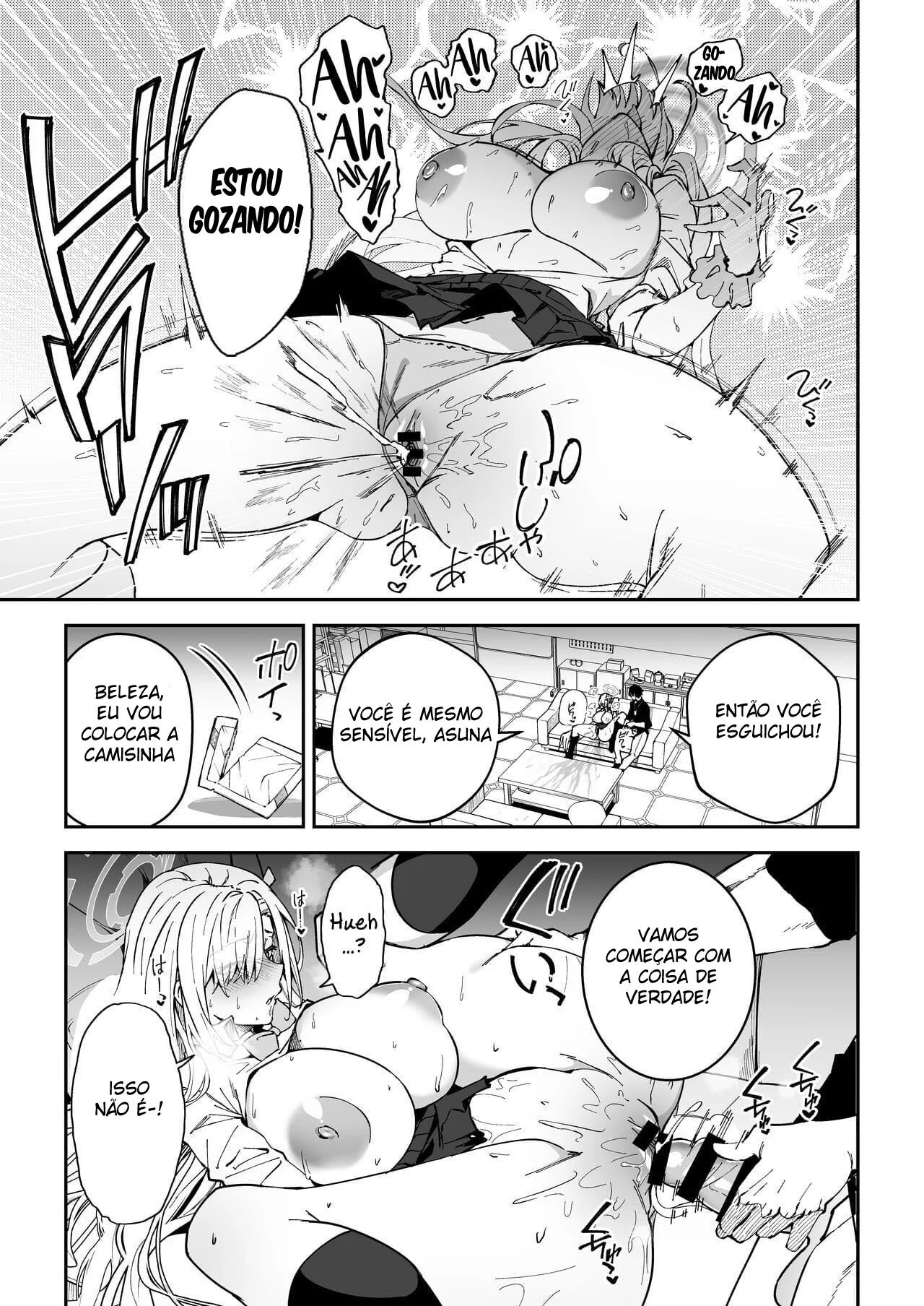 Professora Piranha - A Namorada de Aluguel do Professor Tarado em Hentai HQ Brasileiro