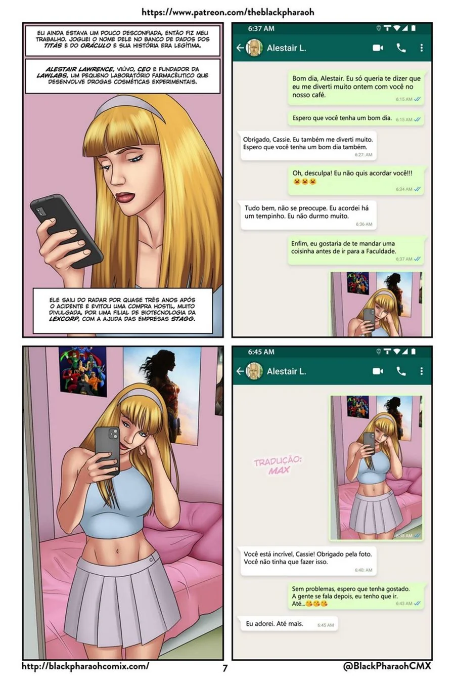 Professora Piranha Aprendendo Inglês na Pica do Professor - Hentai HQ Brasileiro