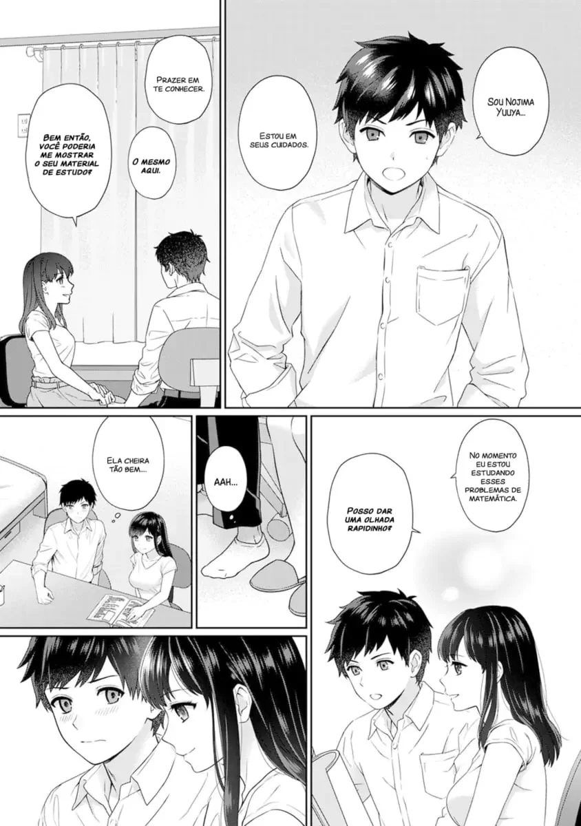 Professora Piranha Dando a Buceta para seu Aluno Dotado em Hentai HQ