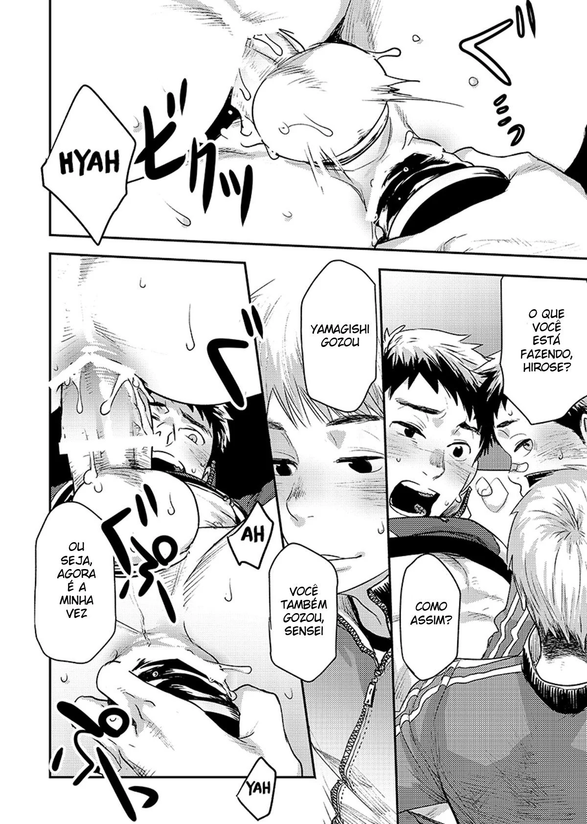 Professora Piranha Fode com Alunos Safados em Hentai HQ Brasileiro