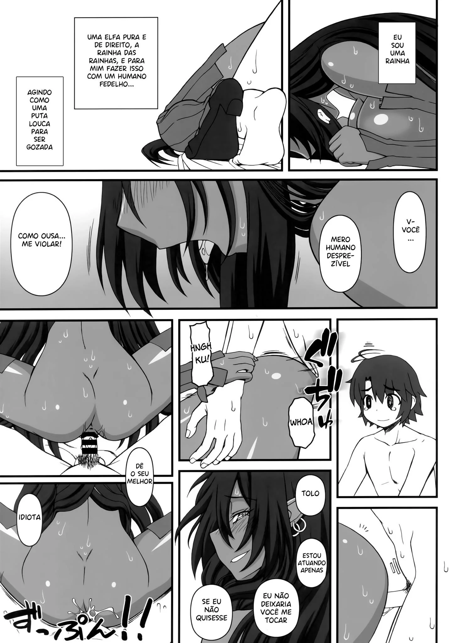 Rainha Elfa Olga Transportada para o Mundo Real - Hentai HQ Brasileiro