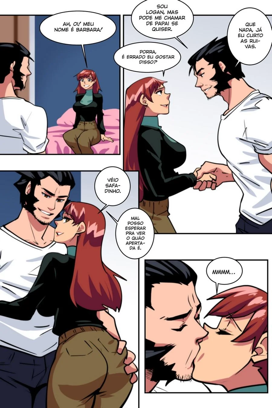 Reencarnação Pecaminosa: A Piranha de Buceta Quente e a Piroca dos Amigos - Hentai HQ Brasileiro