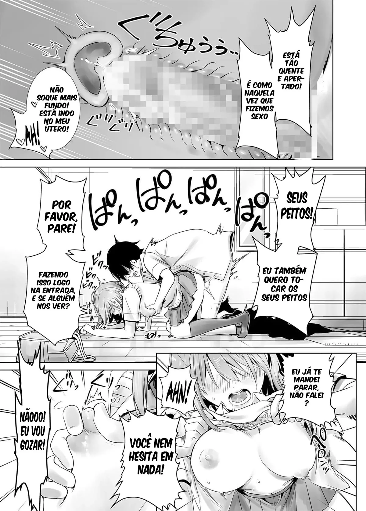 Reencontro Picante: A Piranha da Ex-Namorada na Casa do Yu" em HQ Brasileiro