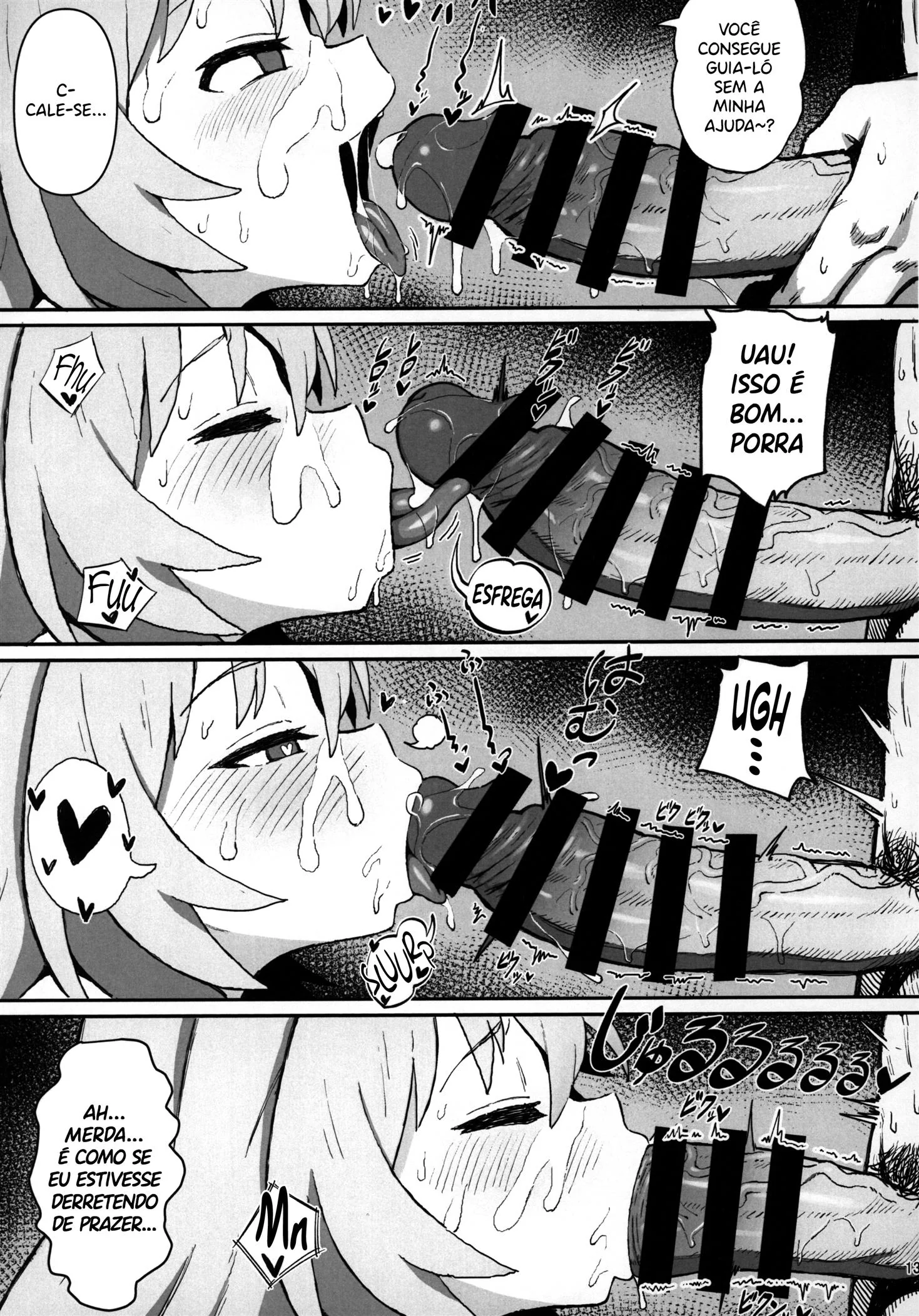 Ryuuji e Taiga: Piranha Safada Dando a Buceta Sem Controle em Toradora! no Erohon VL 1" em HQ Brasileiro