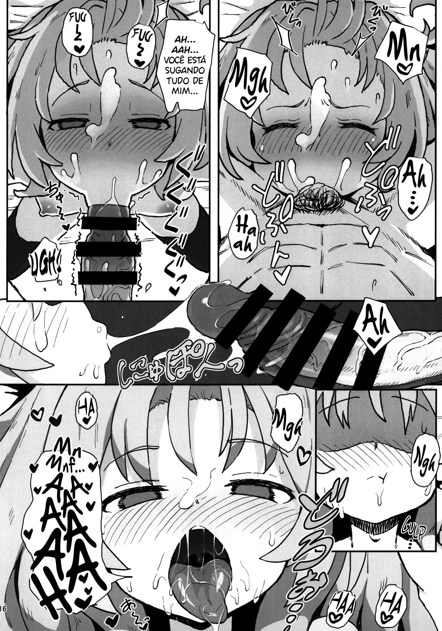 Ryuuji e Taiga: Piranha Safada Dando a Buceta Sem Controle em Toradora! no Erohon VL 1" em HQ Brasileiro