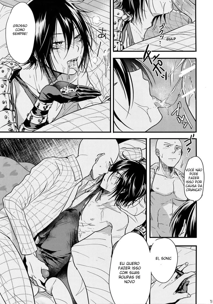 Saitama metendo a pica em Sonic: Hentai HQ Brasileiro