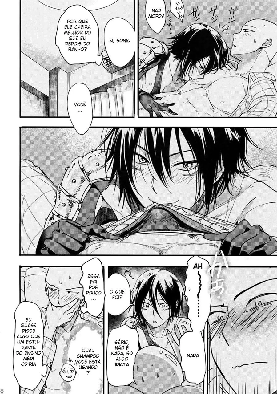 Saitama metendo a pica em Sonic: Hentai HQ Brasileiro