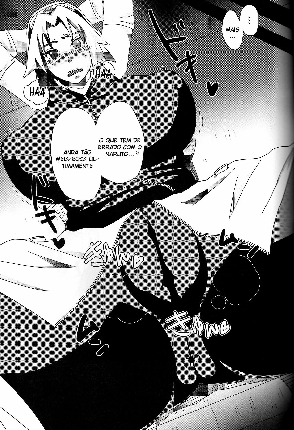 Sakura a Piranha de Sasuke: Putaria entre shinobis em hentai HQ Brasileiro