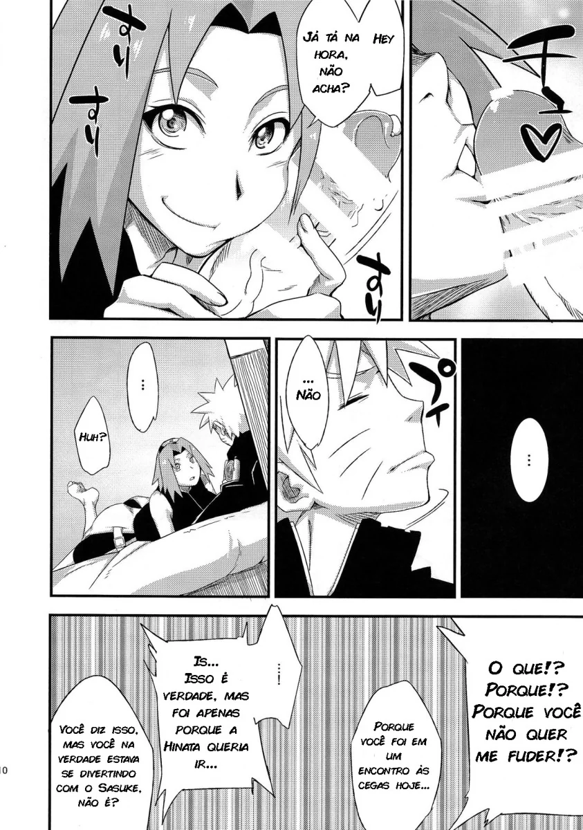 Sakura Peituda Fodida Por Ninja Safado em Hentai HQ Brasileiro