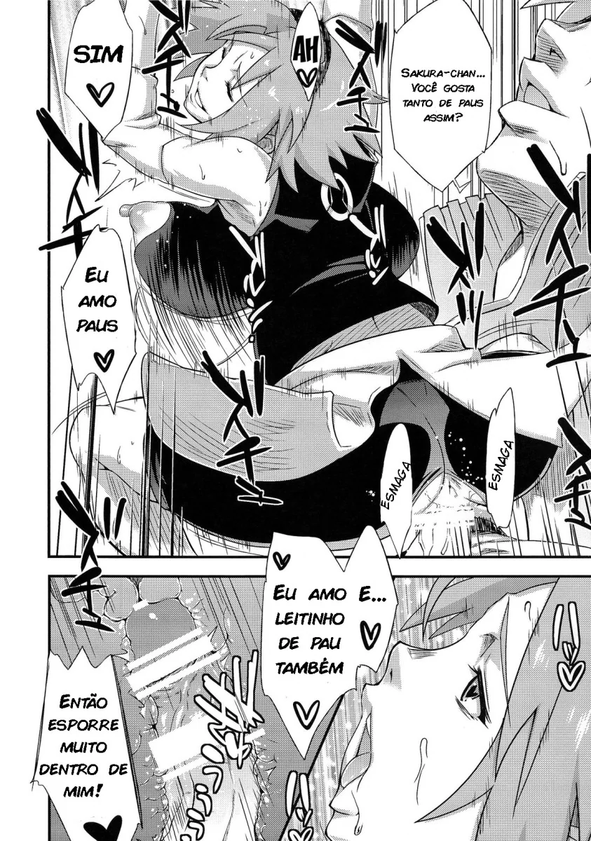 Sakura Peituda Fodida Por Ninja Safado em Hentai HQ Brasileiro