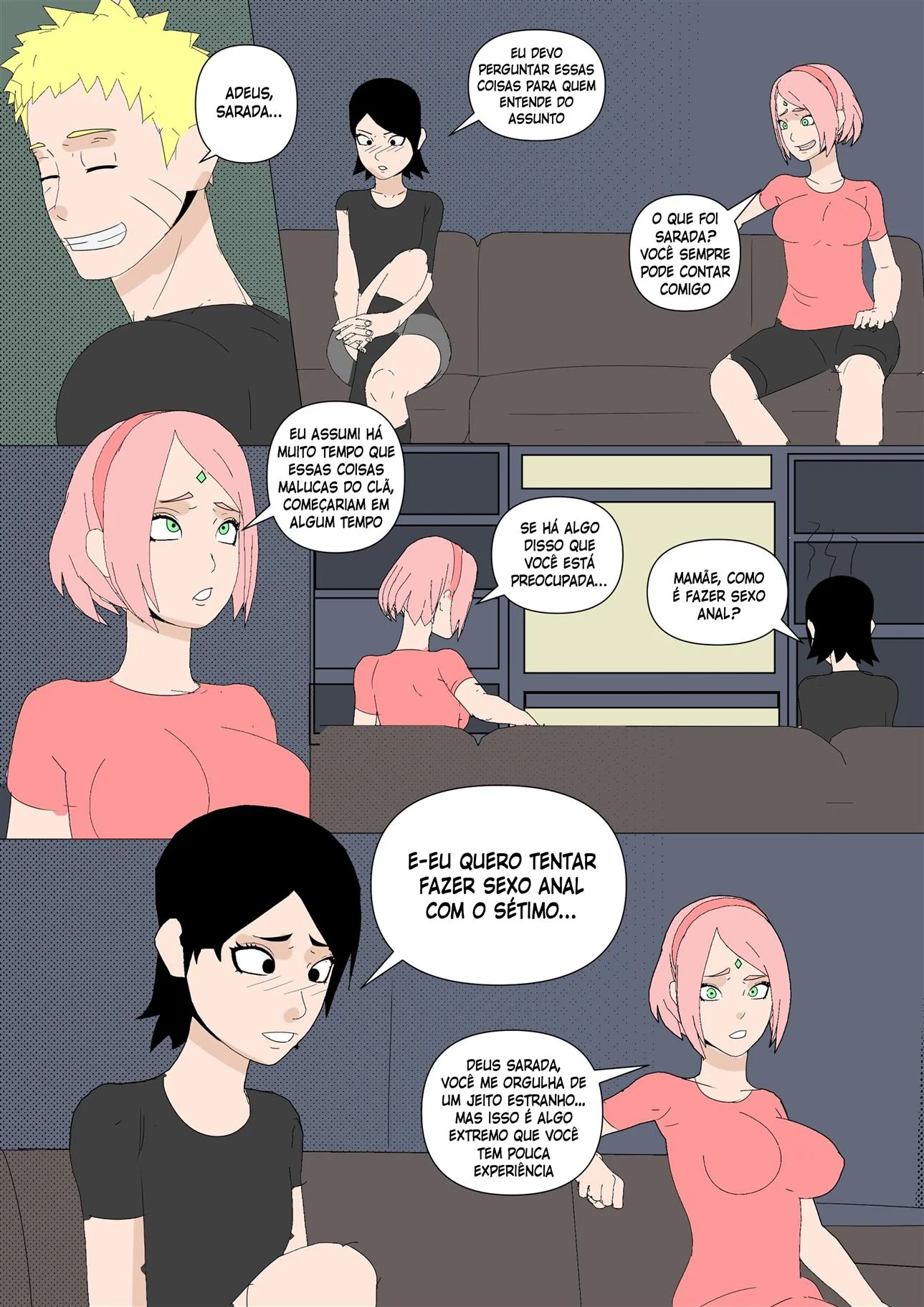 Sarada e o Mangekyo Sharingan: A Piranha do Clã Uchiha em Busca de Pica em HQ Brasileiro