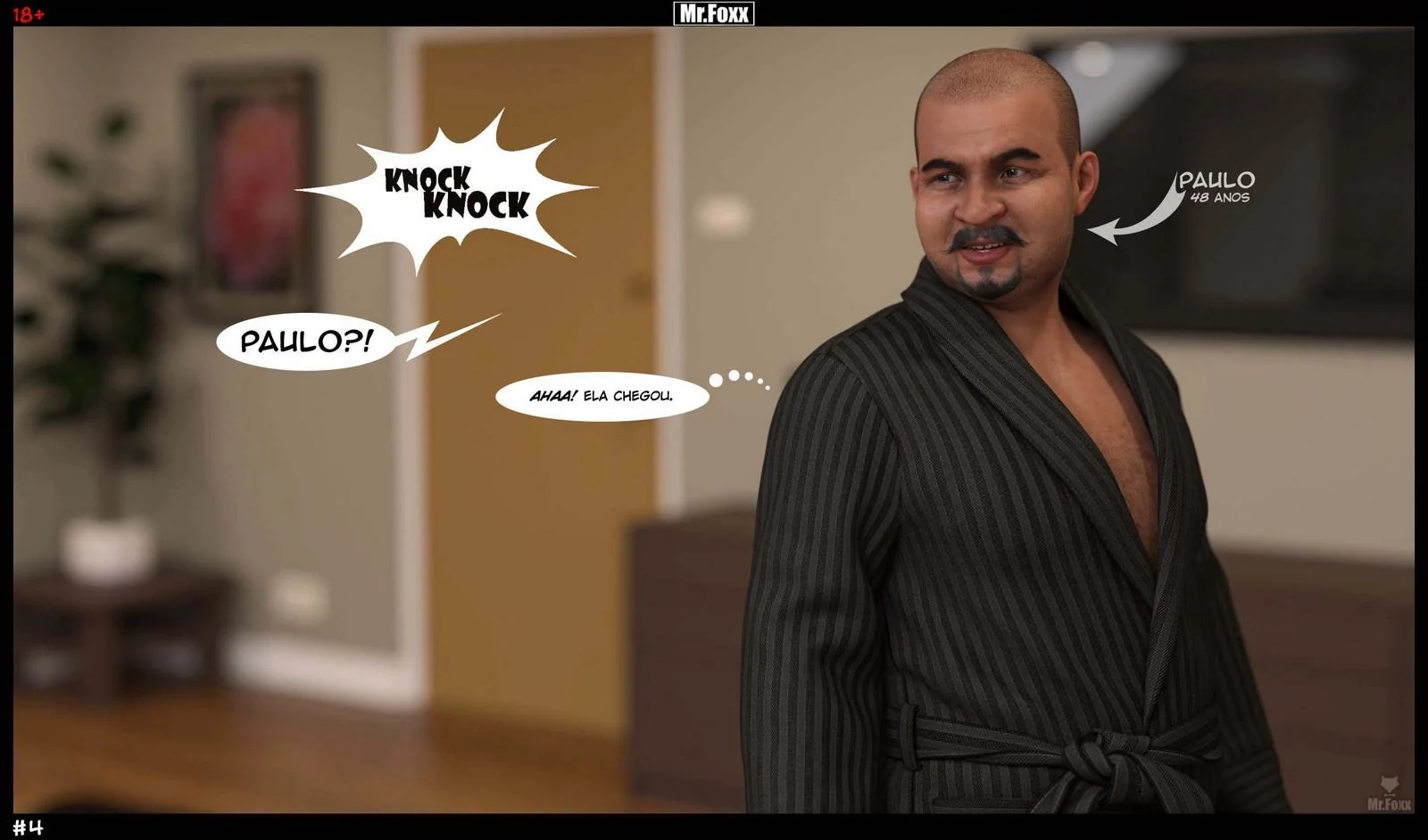 Sasha e o Safadinho: A Velocidade da Pica na Aventura Hentai 3D" em HQ Brasileiro