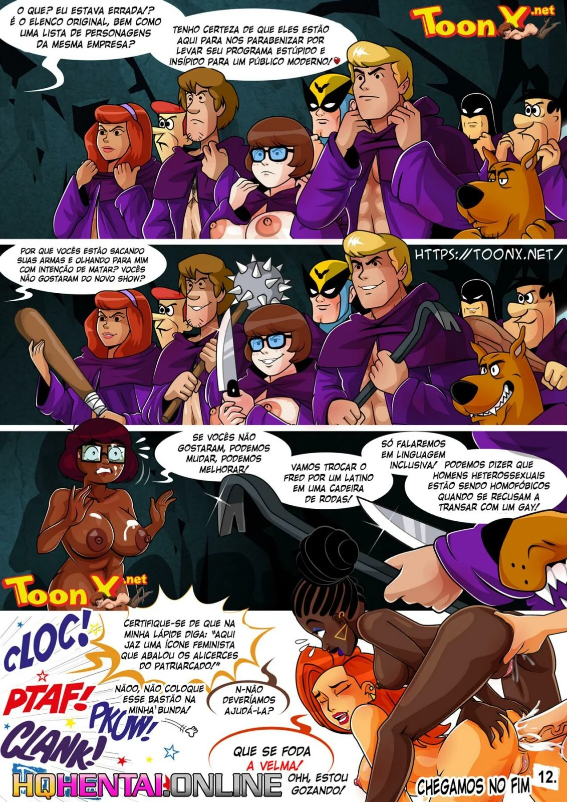 Scooby Doo Hentai: Foda-se Velma - Uma Surra de Pica na Piranha Lacradora (em hentai HQ)