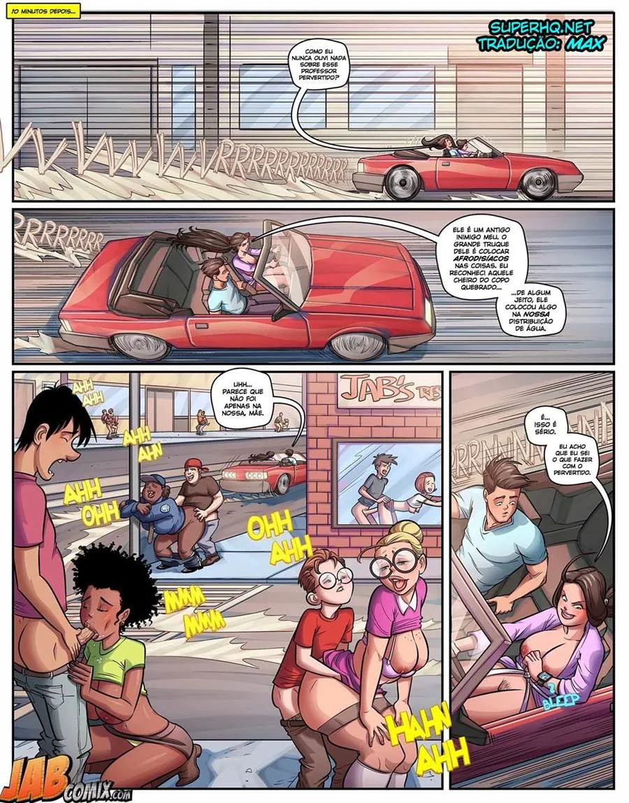 Segredo de Família: Piranha Dando a Buceta Pro Pai do Melhor Amigo - Hentai HQ Brasileiro