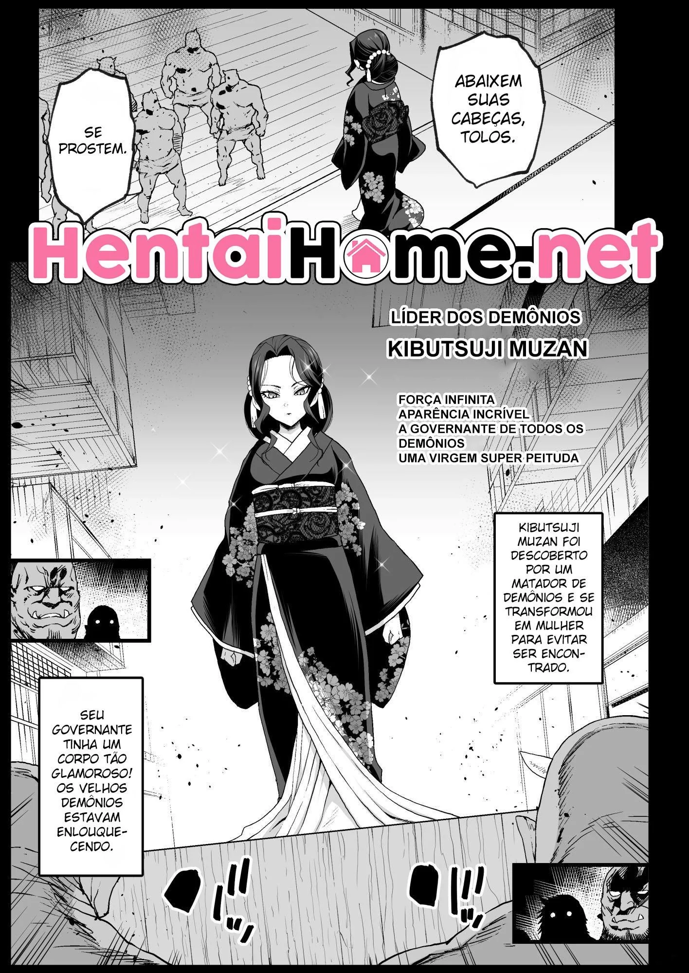 Shinobu, a piranha caçadora de demônios, tem sua buceta arrombada por monstro impiedoso em Demon Slayer Hentai VL.3!" em HQ Brasileiro