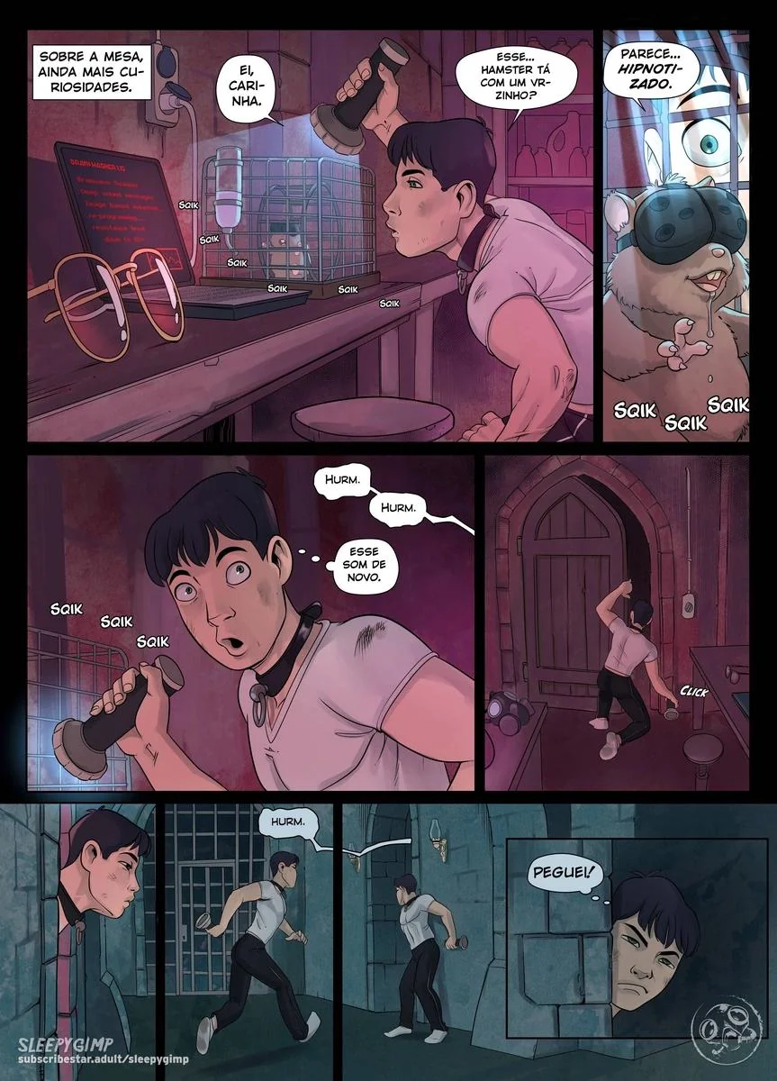 Sobrinho safado dominado pela piranha da família em HQ Brasileiro