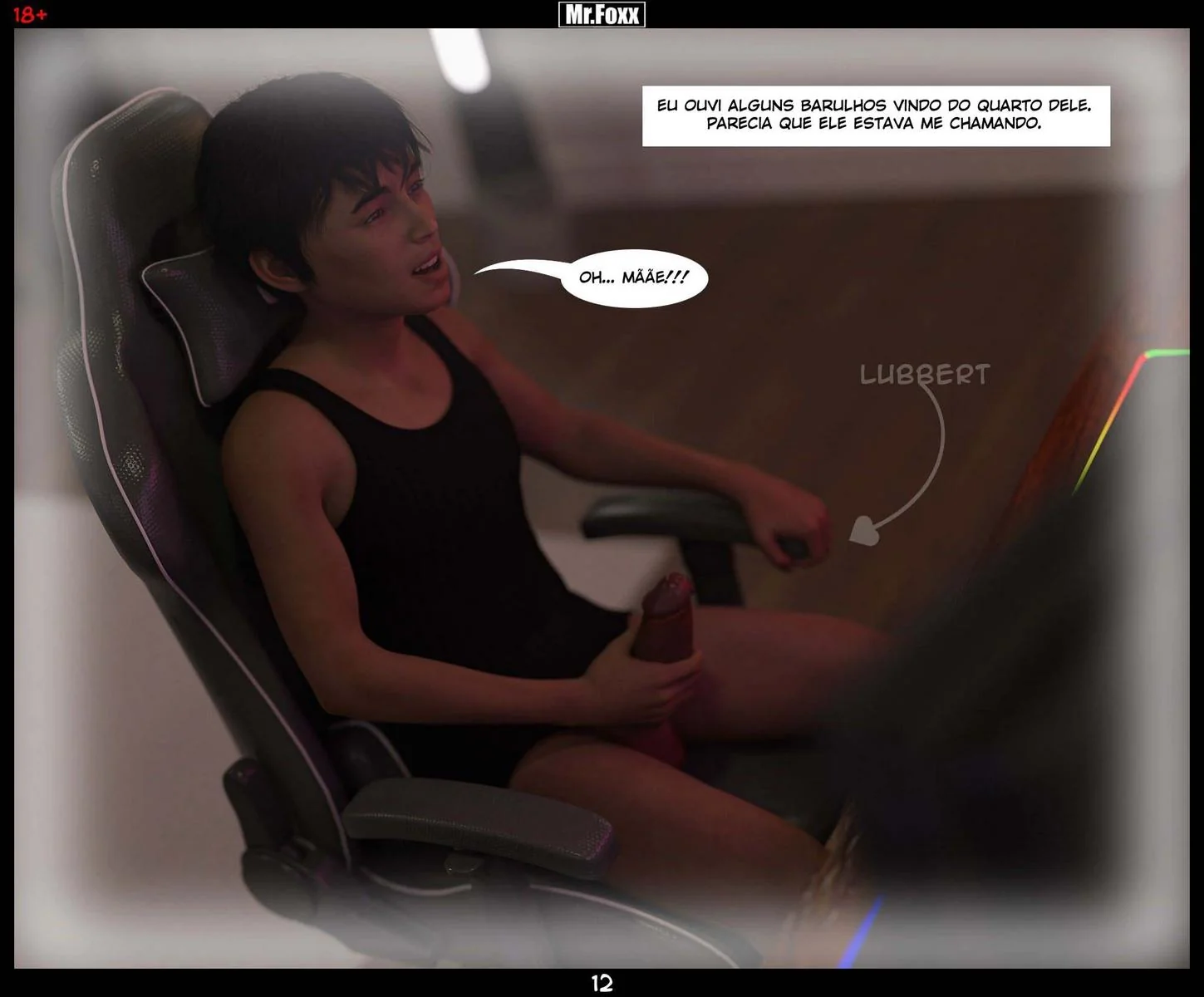 Starlette descobre segredo do filho e se entrega à piroca dele em HQ Brasileiro