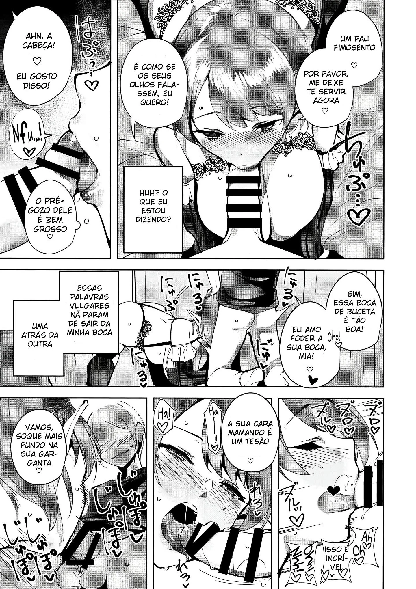 Succubus Safada: O Jogo da Pica com o Nagisa em Hentai HQ Brasileiro