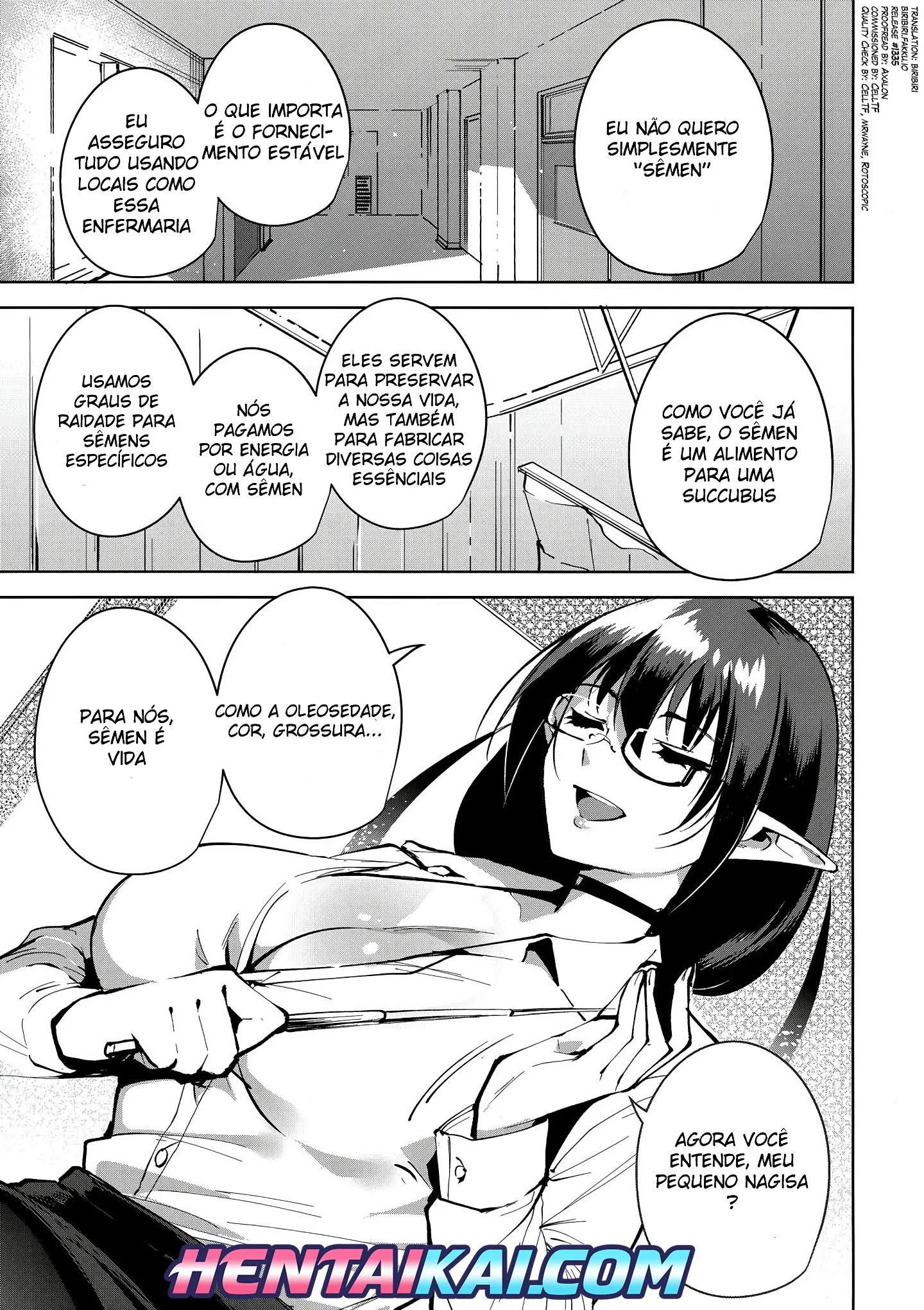 Succubus Safada: O Jogo da Pica com o Nagisa em Hentai HQ Brasileiro