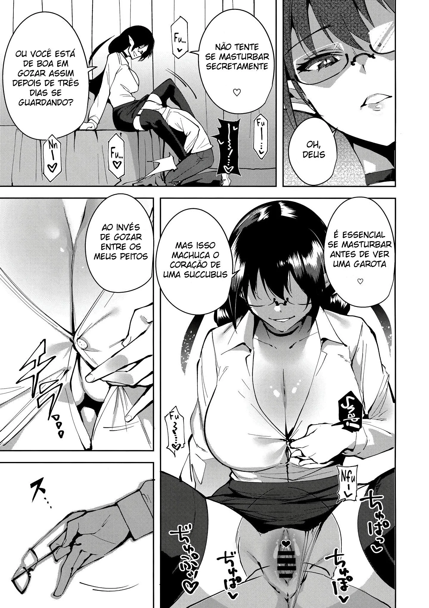 Succubus Safada: O Jogo da Pica com o Nagisa em Hentai HQ Brasileiro