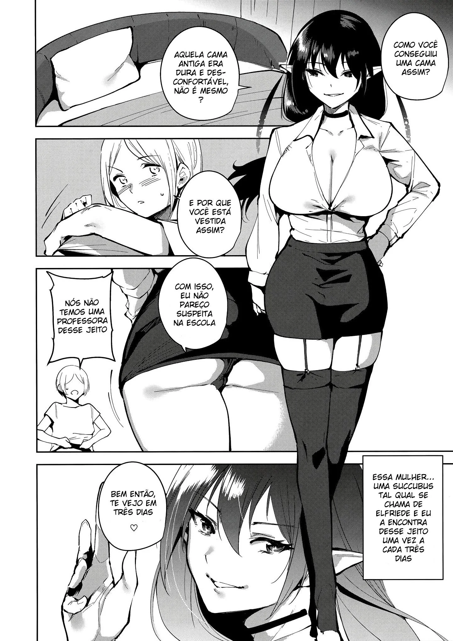 Succubus Safada: O Jogo da Pica com o Nagisa em Hentai HQ Brasileiro