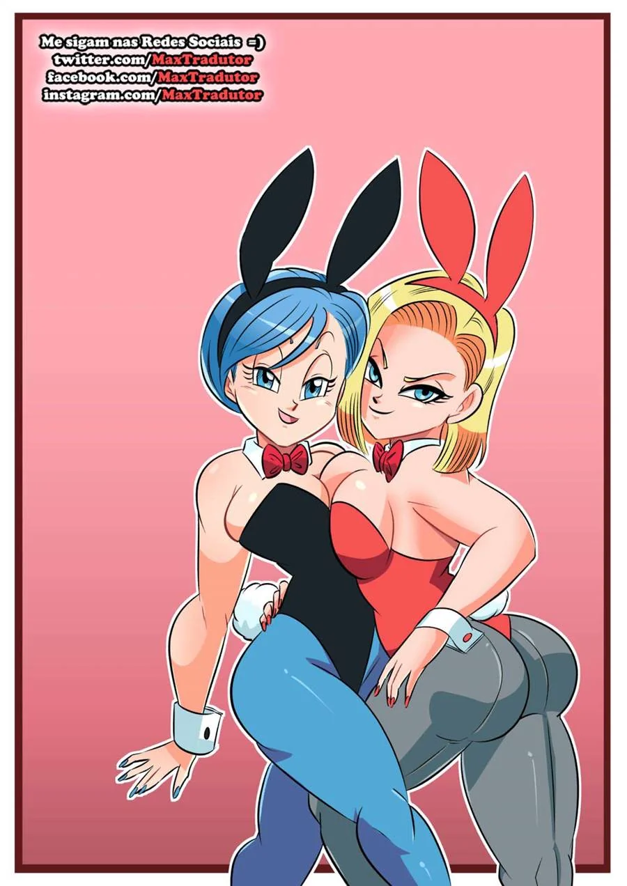 Suruba com Bulma e Android 18 - Vegeta se dá bem em Dragon Ball Hentai HQ Brasileiro