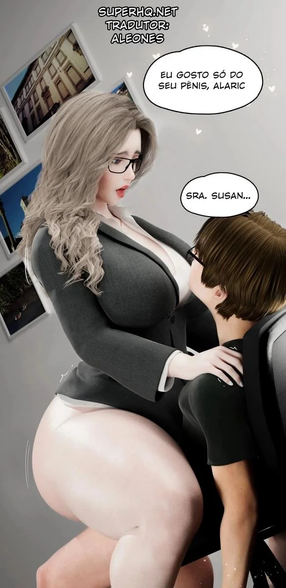 Susan e Alaric: Muito Sexo e Sacanagem Em Hentai HQ Brasileiro