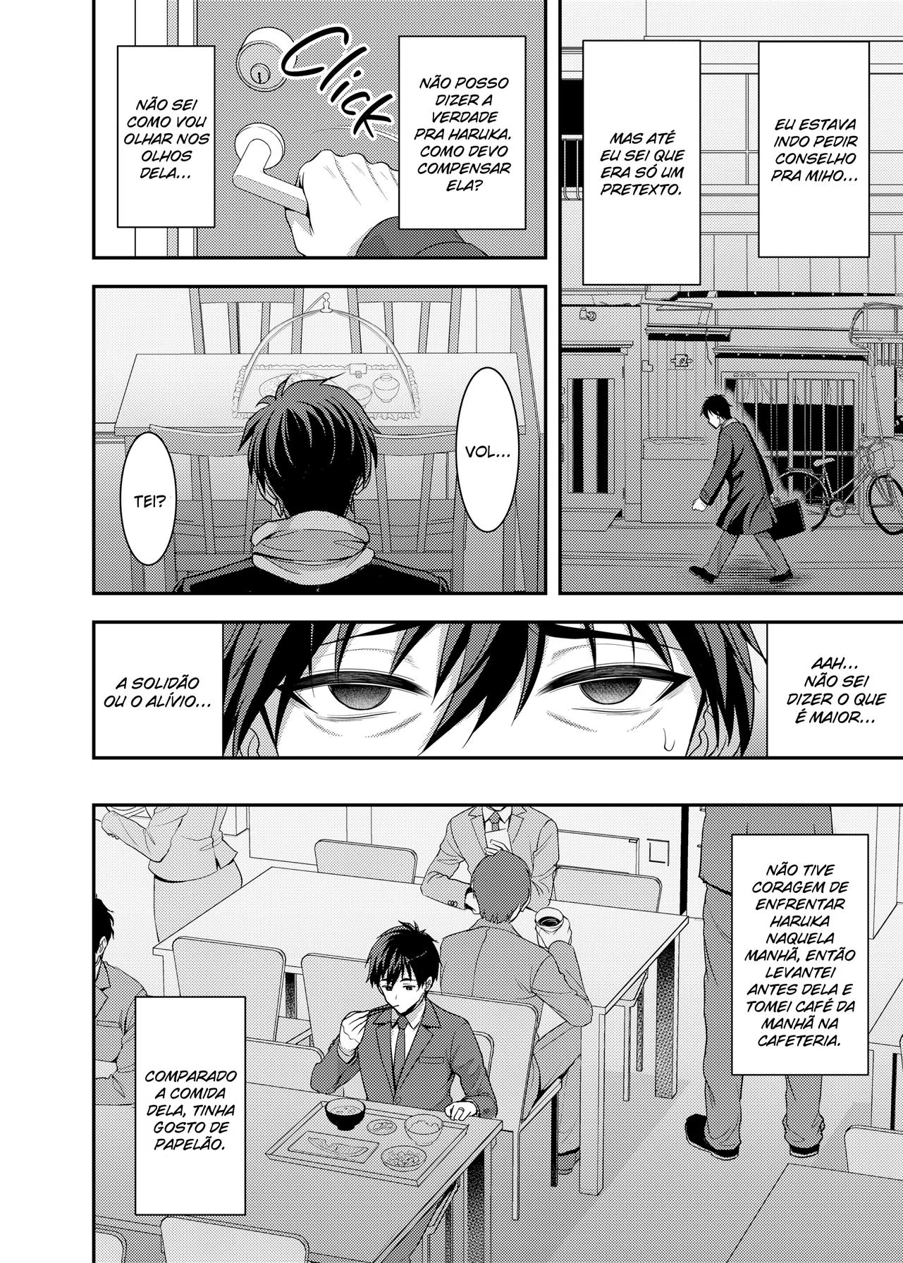 Takumi se entrega à piranha experiente Haruka em hentai de HQ brasileiro!