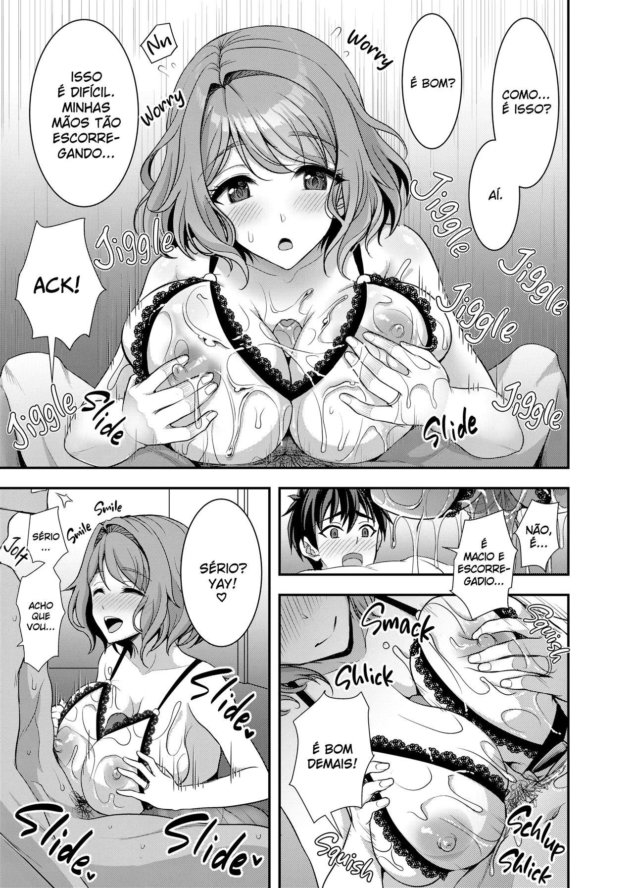 Takumi se entrega à piranha experiente Haruka em hentai de HQ brasileiro!