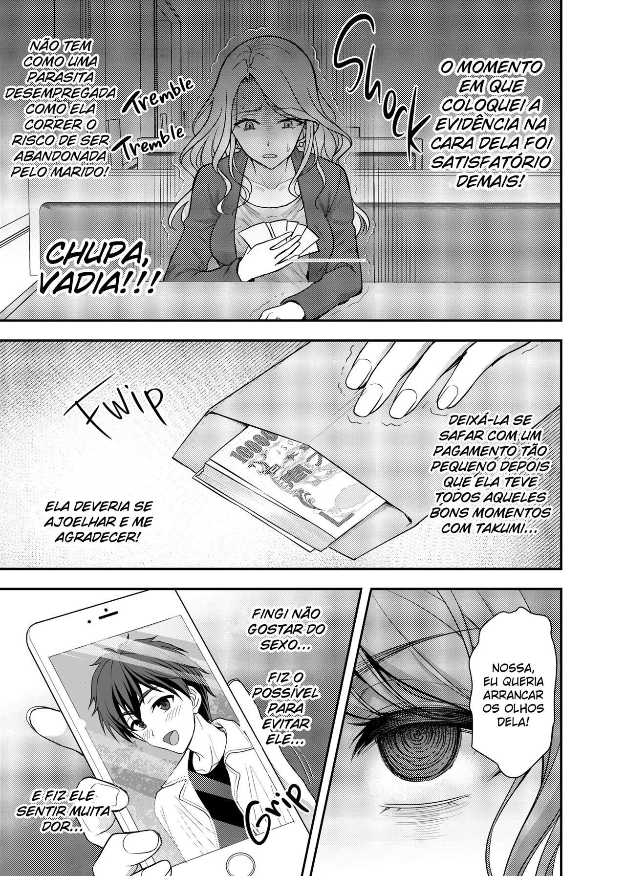 Takumi se entrega à piranha experiente Haruka em hentai de HQ brasileiro!