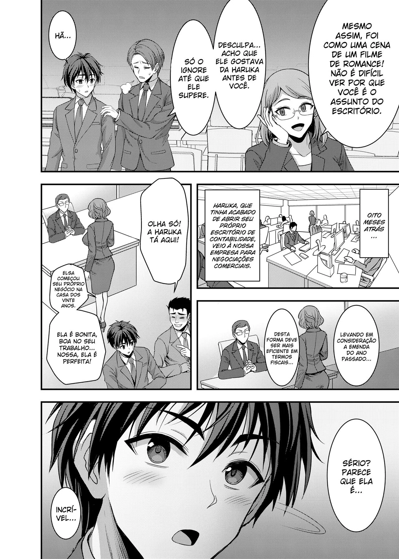 Takumi se entrega à piranha experiente Haruka em hentai de HQ brasileiro!