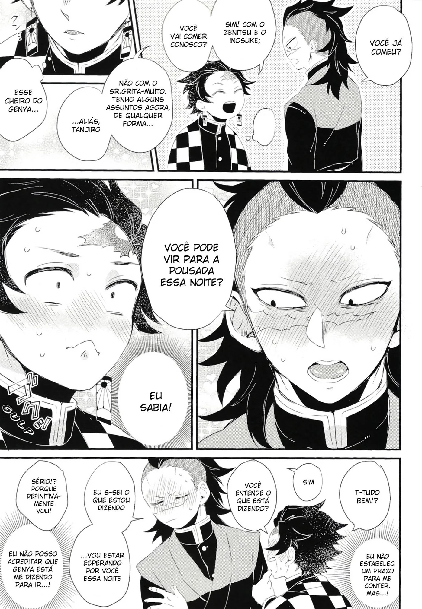 "Tanjiro e Sua Vida Sexual na HQ Hentai Brasileira: Piranha Genya, Bucetinha e Muita Piroca!