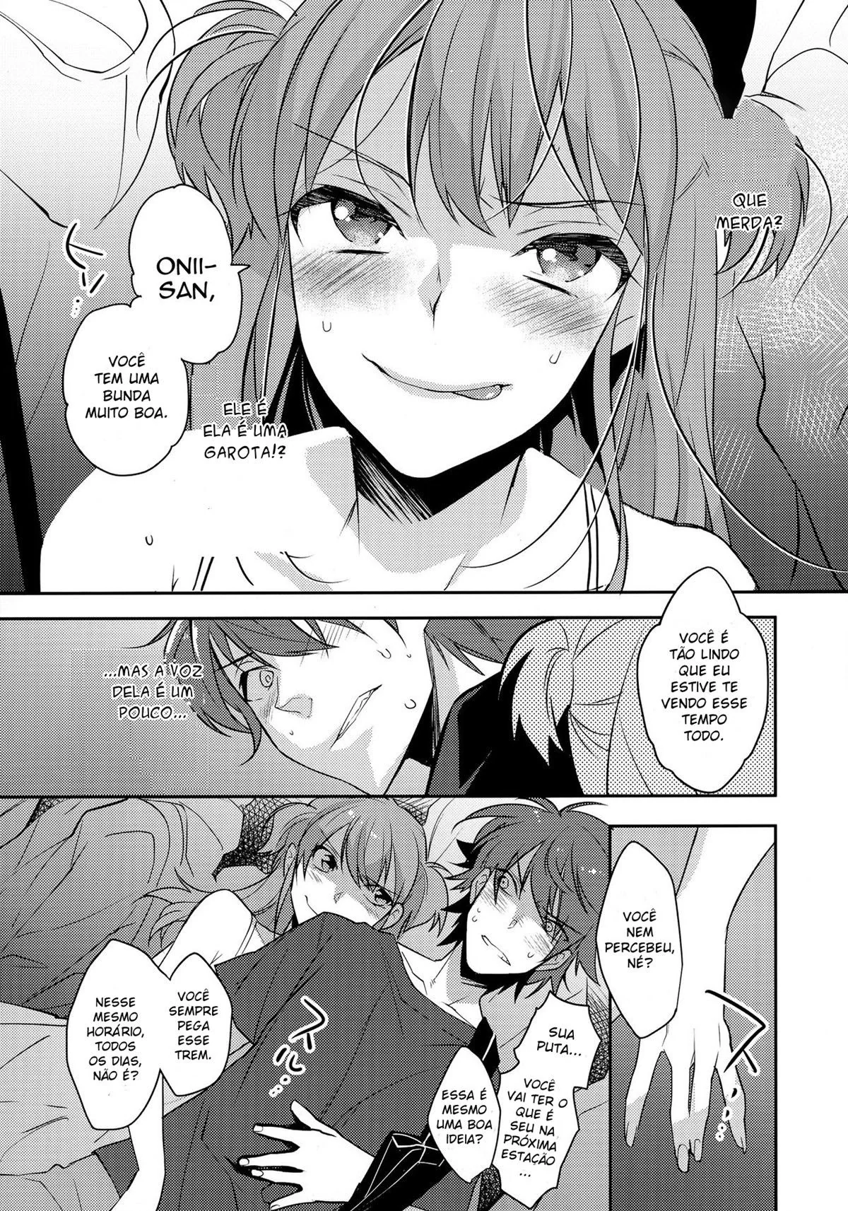 Tarada do Vagão - Hentai HQ Brasileiro