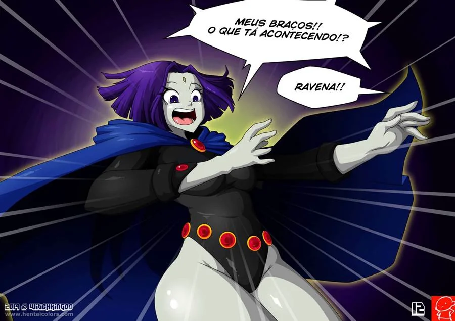 Teen Titans: O Cristal Mágico - Estelar e Ravena em uma aventura de puro prazer em Hentai HQ
