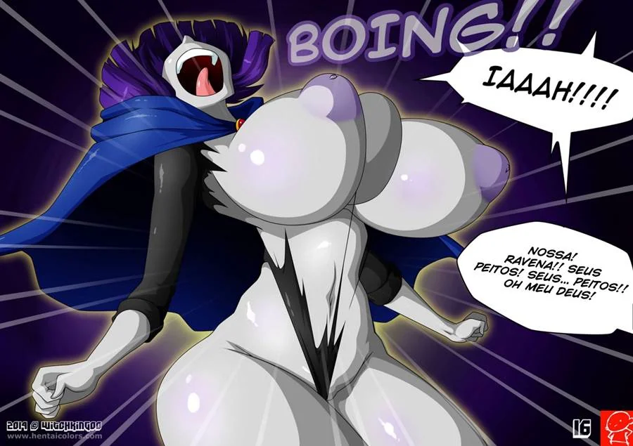 Teen Titans: O Cristal Mágico - Estelar e Ravena em uma aventura de puro prazer em Hentai HQ