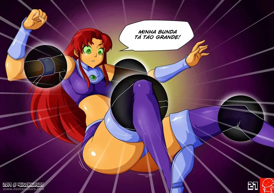 Teen Titans: O Cristal Mágico - Estelar e Ravena em uma aventura de puro prazer em Hentai HQ