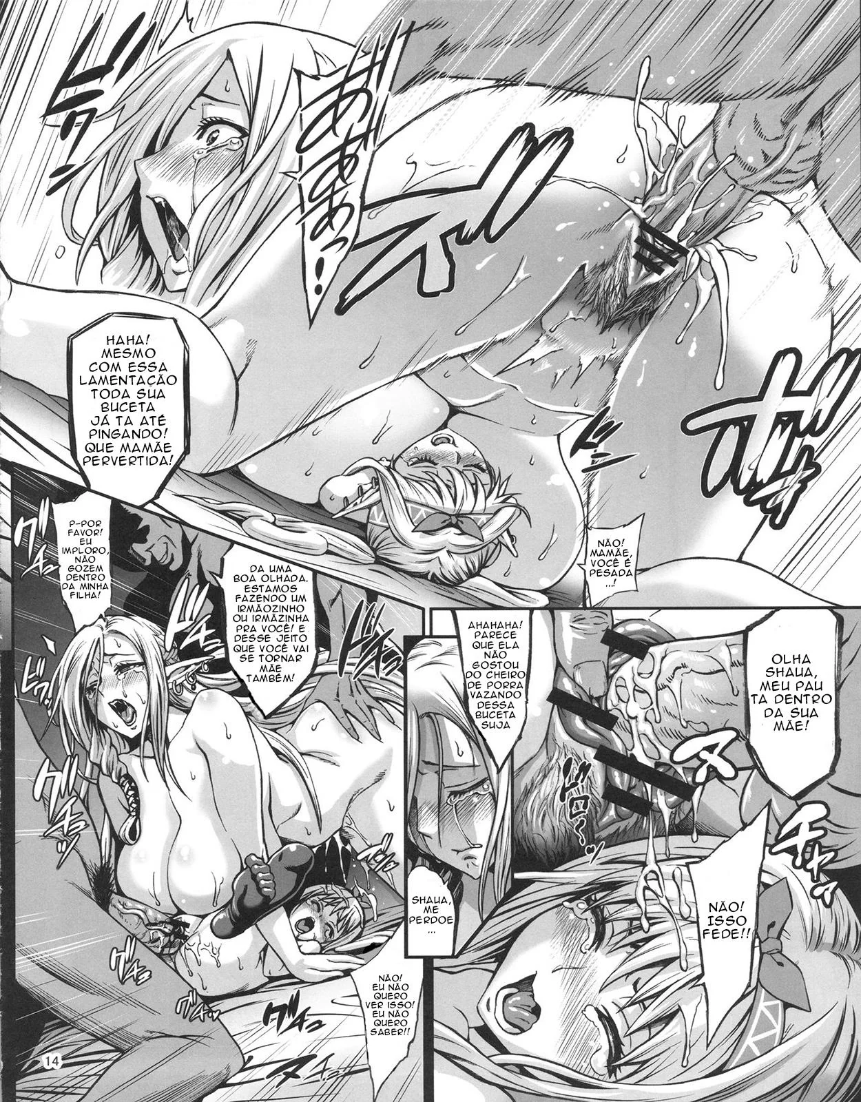 Território Élfico: A Captura das Elfas Piranhas" em Hentai HQ Brasileiro