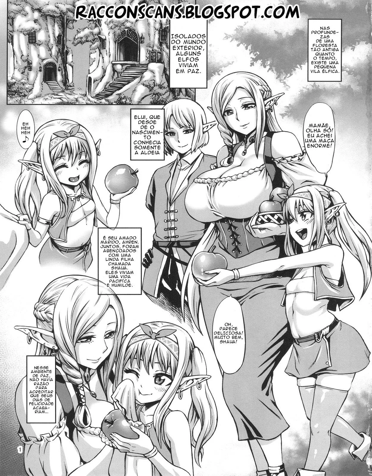 Território Élfico: A Captura das Elfas Piranhas" em Hentai HQ Brasileiro