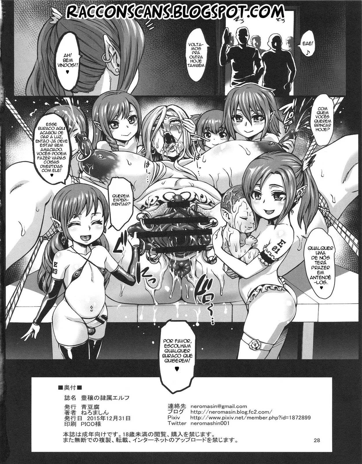 Território Élfico: A Captura das Elfas Piranhas" em Hentai HQ Brasileiro