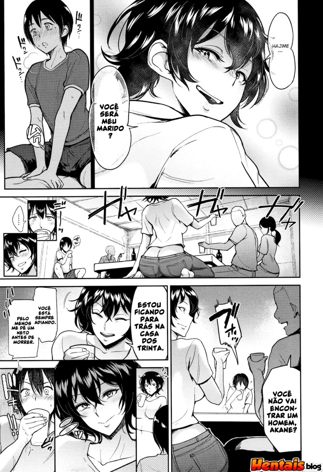 Tia Akane e Seu Sobrinho Tarado: Incesto Brasil Hentai em HQ